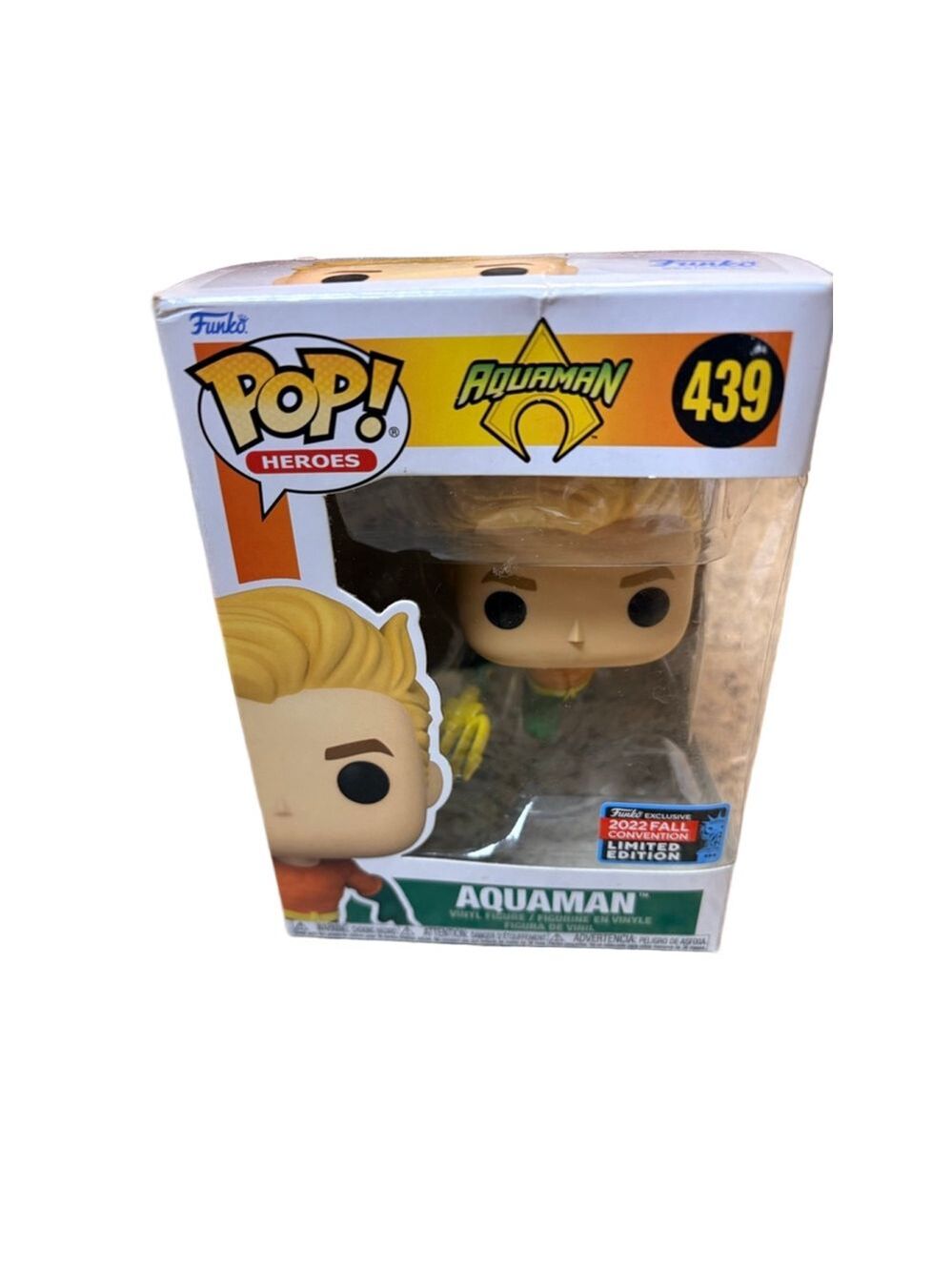 Funko Pop! Aquaman Pop! Heroes Action Figure #439 Exclusive